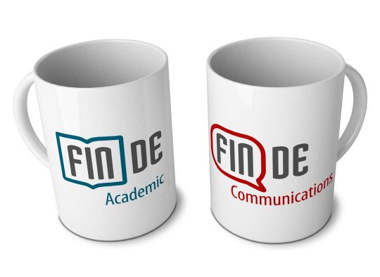 Logoparing Finde Communications und Finde Akademic