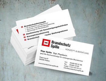 Visitenkarte Brandschutz Spille