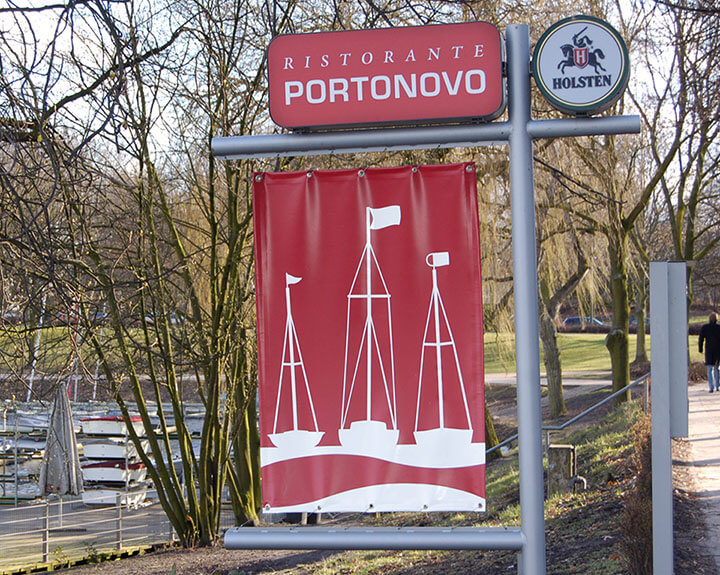 Schild Portonovo