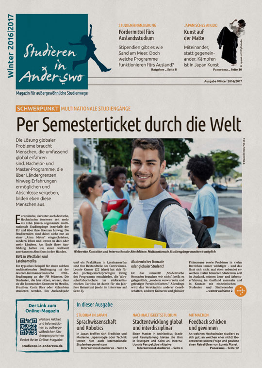 Zeitung Studieren in Anderswo Ausgabe 2016/2017