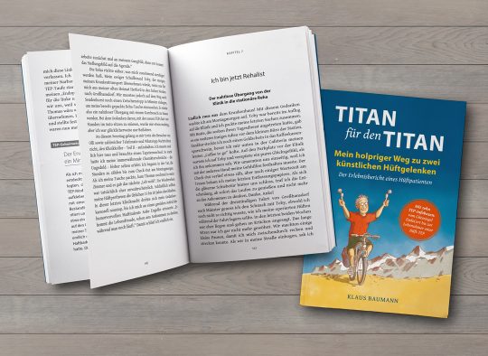 Klaus Baumann: Buchgestaltung "Titan für den Titan"
